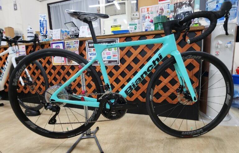 Bianchi SPRINT DISC 105 12s展示中！！