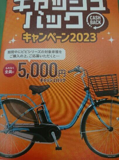 🚲6月、電動アシスト自転車は、VIVI　がお買い得！