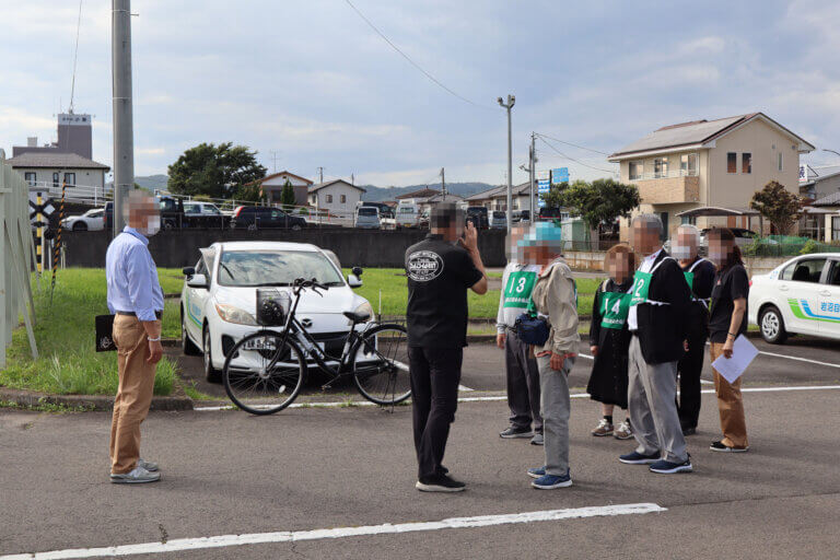 【宮城】岩沼自動車学校にて交通安全教室開催 シナネンサイクルも自転車走行の安全周知を行いました