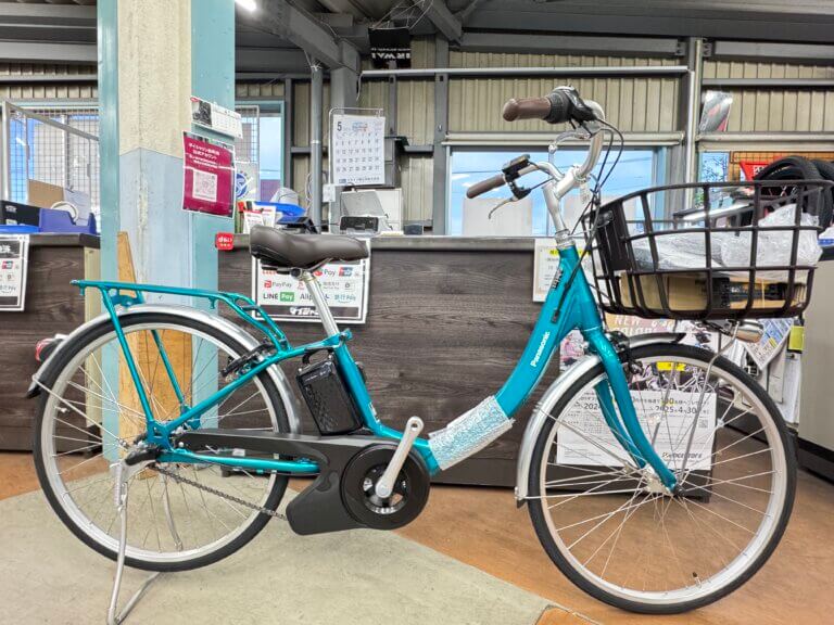 Panasonic　業界最軽量電動自転車　ビビSL展示中(^▽^)/