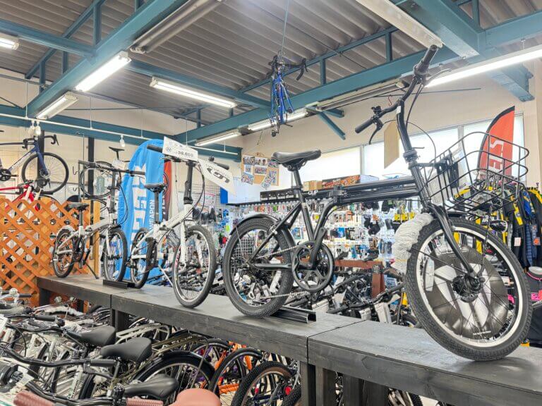折り畳み自転車豊富に展示中！！