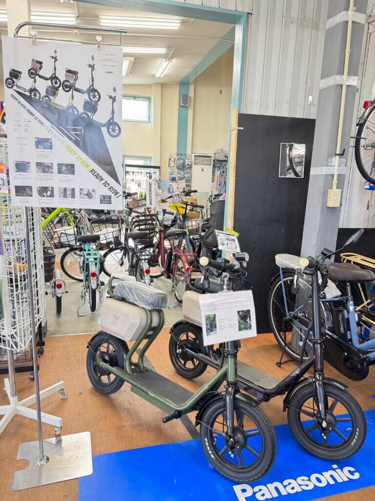 特定小型原動機付自転車 NEW RIDE展示中！
