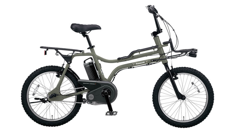 パナソニック
カジュアル　電動アシスト自転車
EZ(ＢＥ-ELZ035)
タイヤサイズ　20×2.125
身長目安149㎝以上
内装3段ギア
重量約22.5㎏
カラー　G:マットオリーブ（GB5）
バッテリー8.0Ah