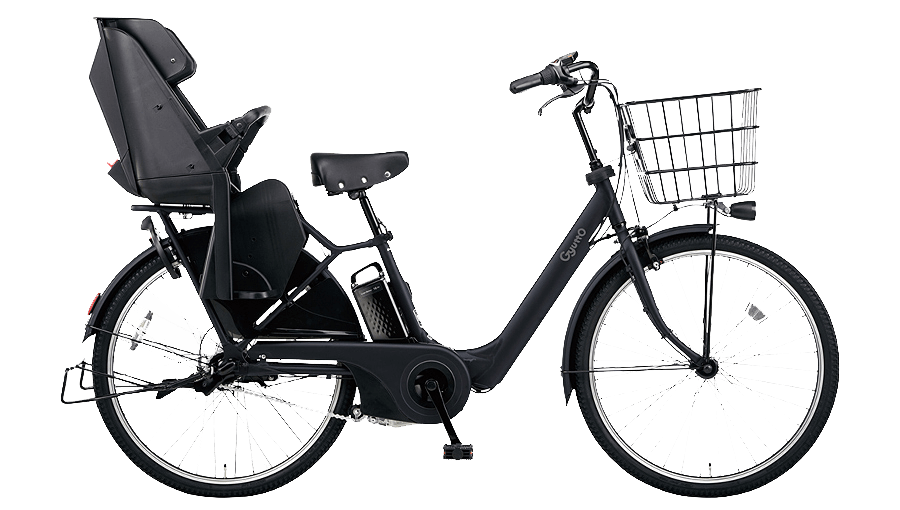 (香川県高松市　直接引取限定)自転車 チャイルドシート2つ付き 黒 香川県高松市 直接引取限定)自転車 チャイルドシート2つ付き 黒